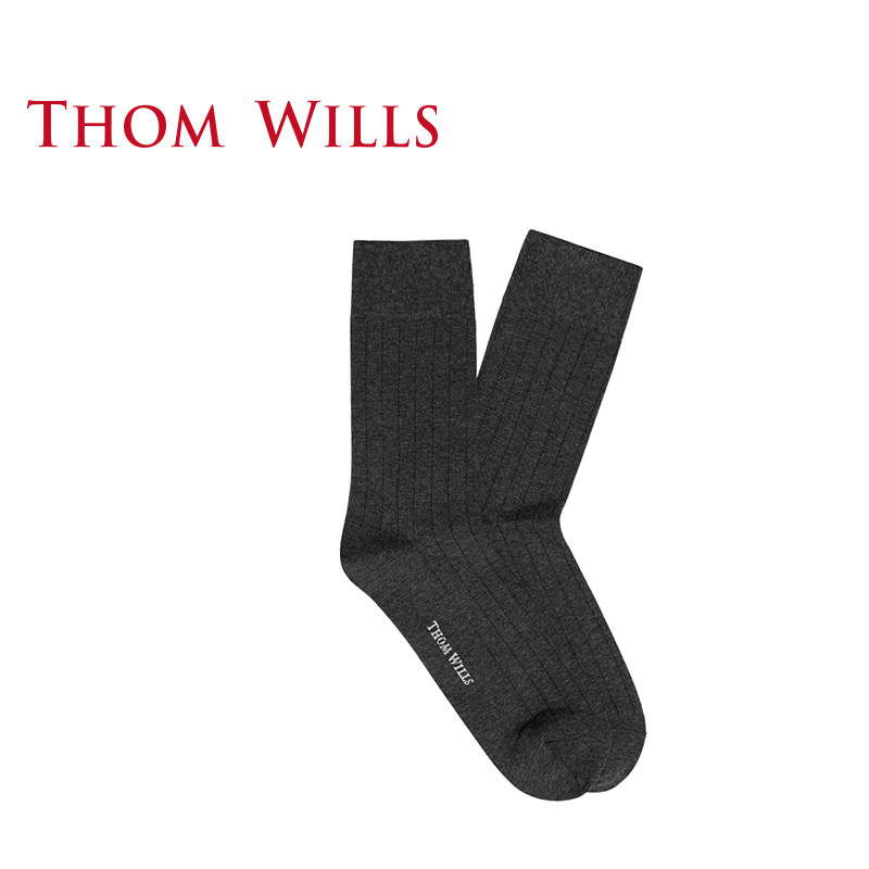 thomwills男士正装纯棉中筒男袜 thomwills短袜/打底袜/丝袜/美腿袜
