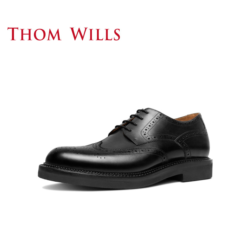 thomwills内增高布洛克手工男鞋 thomwills休闲皮鞋