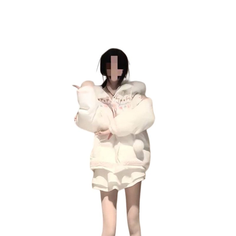 日系甜美费尔岛雪花小熊棉服时尚冬季百搭风宽松保暖新款棉衣外套,淘宝优惠券,粉丝福利购,淘宝优惠卷