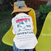Mountain girls pure cotton short-sleeved T-shirt 2026 summer children's outdoor sports breathable tops girls camping clothes