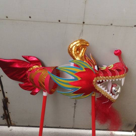 儿童舞龙舞狮手持龙头道具小学生龙头龙尾道具幼儿园舞龙春节舞龙