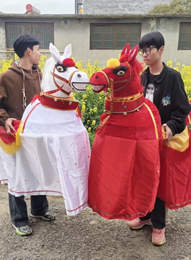 演出马道具白龙马大马道具