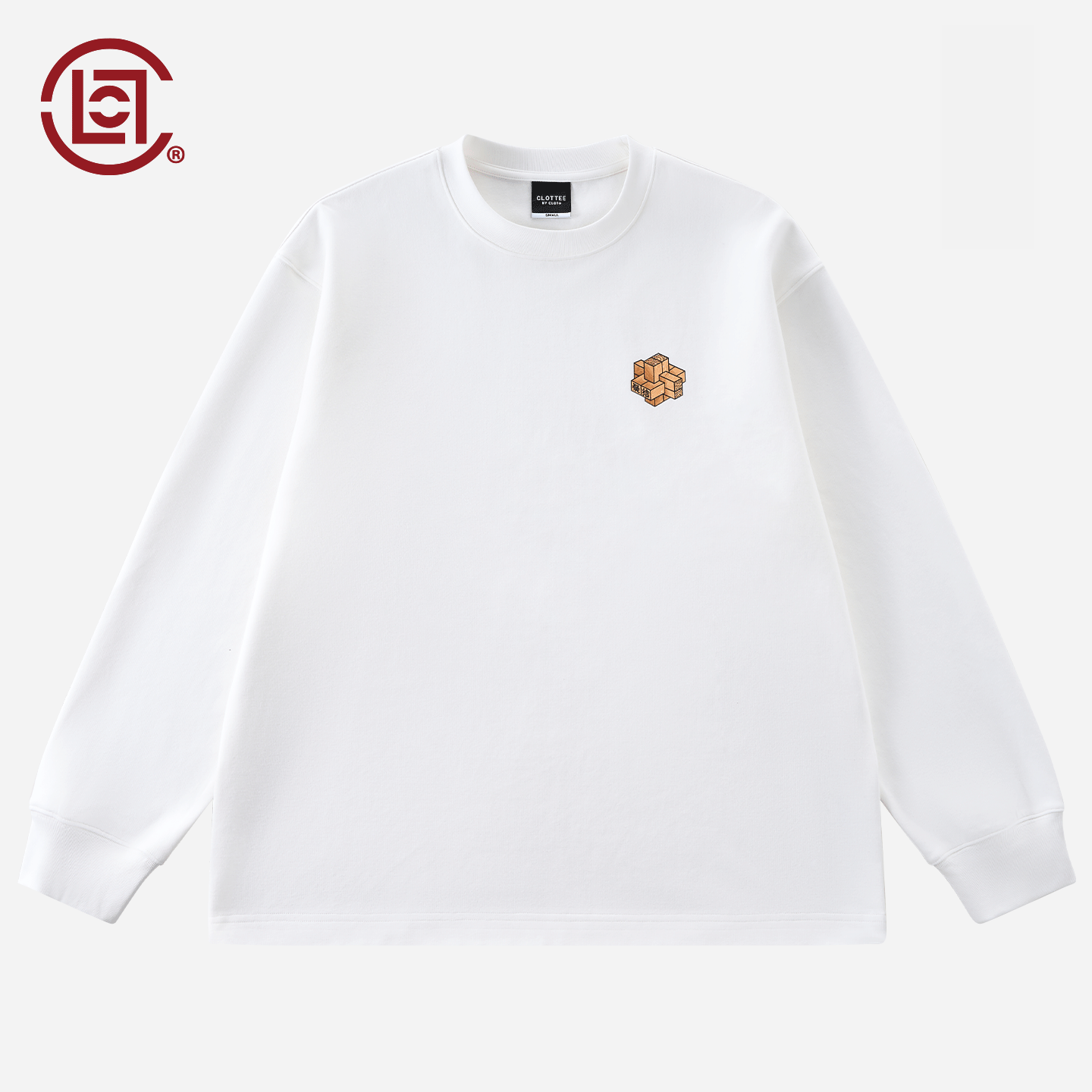 【CLOTTEE by CLOT】筑天地印花长袖T恤 榫卯系列 陈冠希主理 - 图0