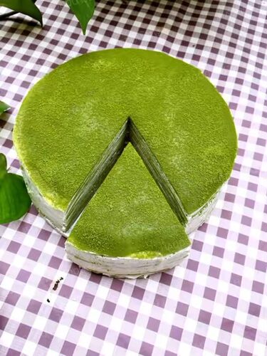 新鲜现做手工抹茶巧克力千层蛋糕动物奶油杭州同城顺丰速运 - 图0
