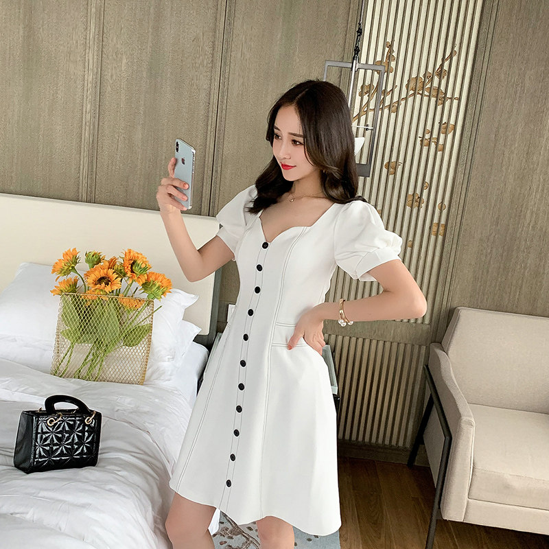 大码女装女胖mm时髦复古赫本仙女裙 fahhrian大码女装