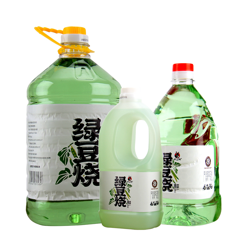 驴上树绿豆烧酒5升桶装泡酒口粮酒  38度52度2升露酒新品包邮 - 图1