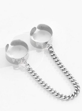 防弹少年团不锈钢戒指BTS链条