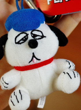 现货日本采购snoopy史努比 奥拉夫olaf登山扣可爱毛绒挂件