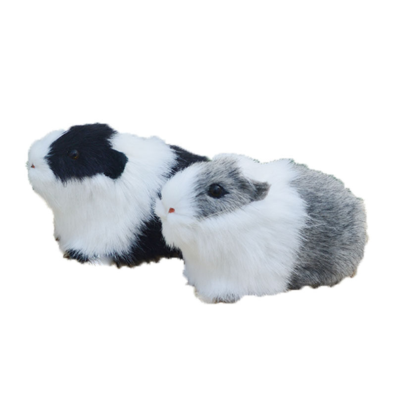 仿真仓鼠儿童玩具荷兰鼠套圈道具生日礼物毛绒公仔摆件家居饰品,淘宝优惠券,粉丝福利购,淘宝优惠卷