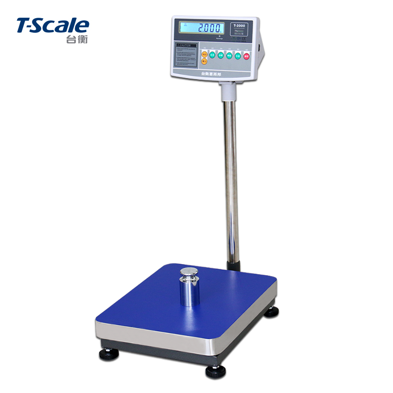 台衡惠而邦T2000A电子计重秤工业电子秤落地称30kg75kg300kg台秤_虎窝淘