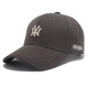 Outdoor sports baseball cap hard top with small initials embroidery