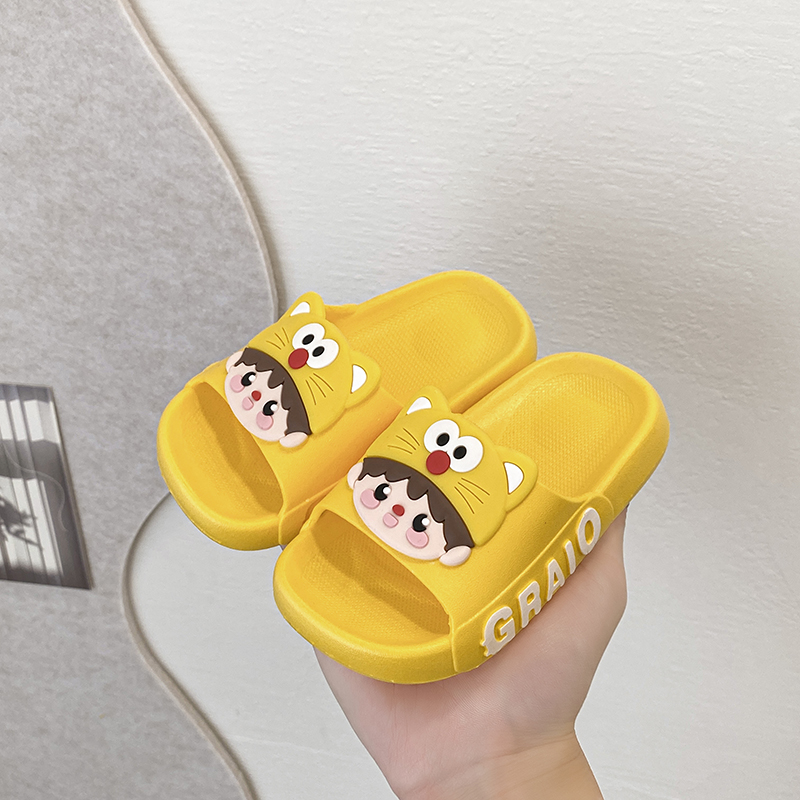 儿童拖鞋夏季男童女孩浴室洗澡防滑小中童家居亲子鞋卡通网红凉拖