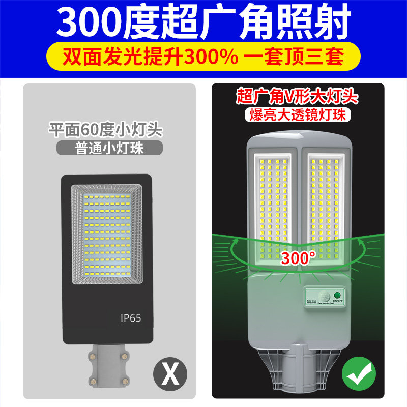 新款太阳能庭院新农村家用道路灯 雷迪朗灯具景观庭院灯饰