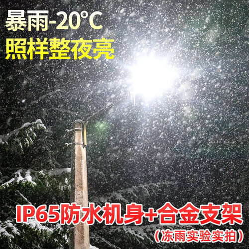 太阳能灯户外照明庭院灯夜光灯晚上自动亮强光款室内外大功率路灯 - 图1