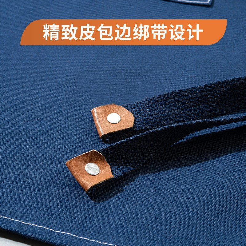 围裙定制logo印字刺绣韩版美容理发花艺奶茶咖啡店工作服牛仔围裙,淘宝优惠券,粉丝福利购,淘宝优惠卷