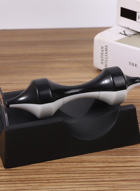 磁悬浮磁铁旋转器桌面家居装饰品科技感创意物理玩具小摆件反重力