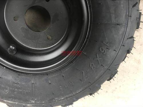ATV四轮卡丁车沙滩车7寸轮子 16X8-7寸轮胎轮毂总成三孔四孔轮毂 - 图1