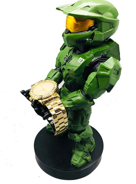 绿色英雄士官长手办光晕游戏盔甲