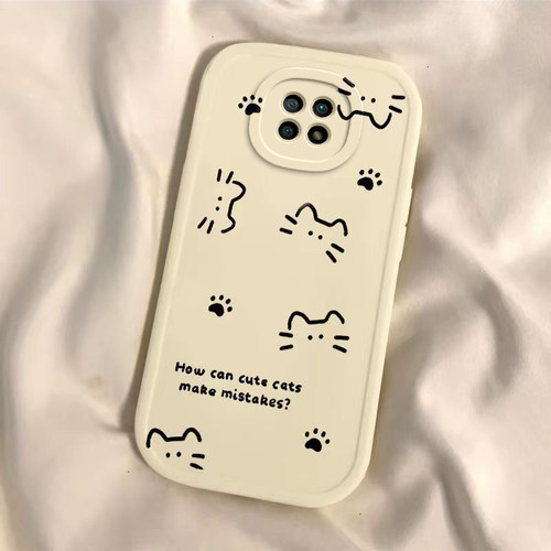 适用红米Note9手机壳5G版小米RedmiNote95G保护4G套Redmi新款RED可爱Not软硅胶n0te全包防摔noto男女线条猫咪 - 图3