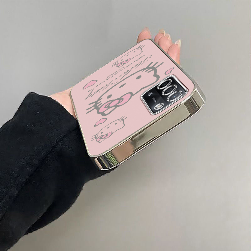 oppoA55手机壳oppoPEMM20套oppo新款PEMM00啊opa全包oppa防摔PEMMOO电镀opp0pp0ppo555g男A55S5g女OP粉色kt猫 - 图1