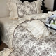 Pleated ruffled four-piece set pure cotton French princess style