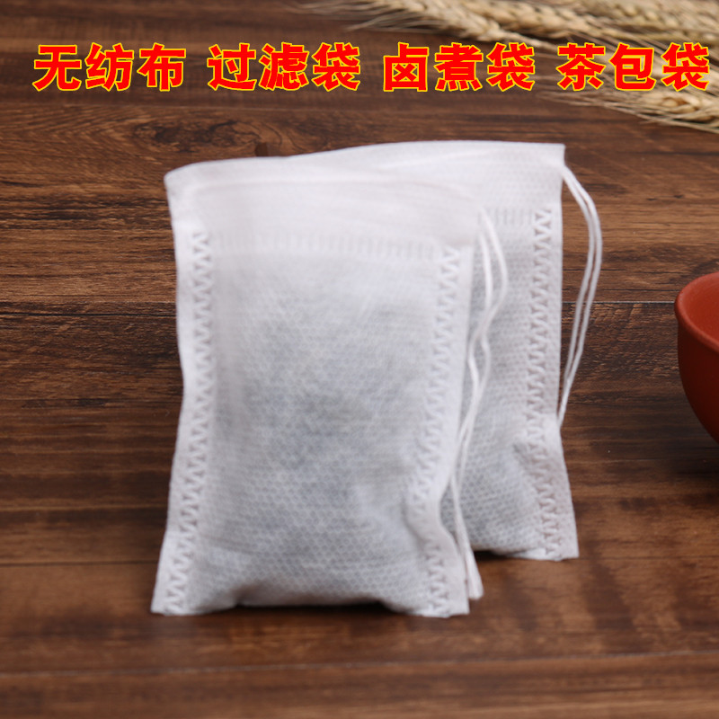 300个20*30cm无纺布煎药袋茶包袋过滤袋大料包纱布袋一次性卤料包-图1