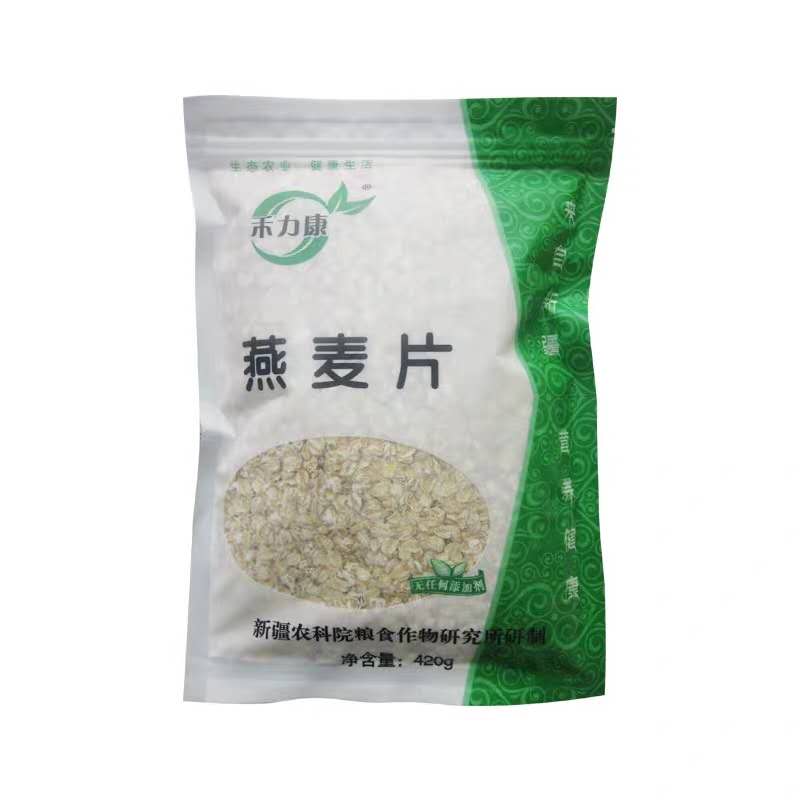 禾力康纯燕麦片新疆农科院出品营养早餐谷物食品420g