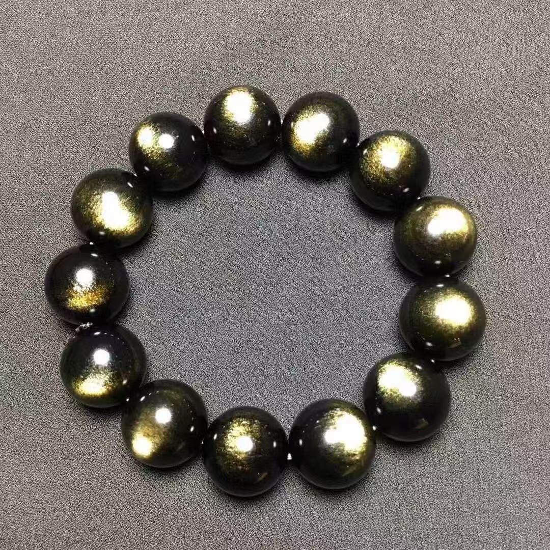 天然收藏双面圆眼黑曜石手串圆珠简约男士佛珠女款手链生日礼物,淘宝优惠券,粉丝福利购,淘宝优惠卷