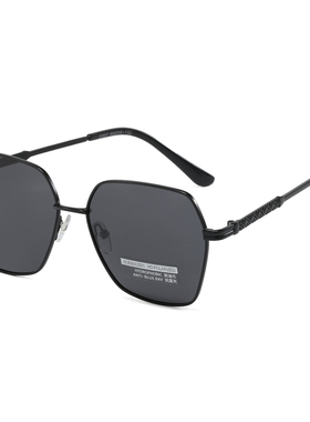 新款偏光太阳镜男士多边形金属开车墨镜韩版潮海边旅行时尚眼镜女