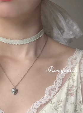 rosepeach「日杂少女」原创小众少女浅春系多巴胺锁骨链choker