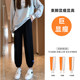 灰色运动裤女春季加厚宽松束脚秋冬卫裤2025新款加绒休闲裤长裤子