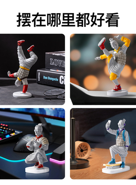 文创兵马俑潮玩手办树脂摆件复古怀旧国风装饰品礼盒装