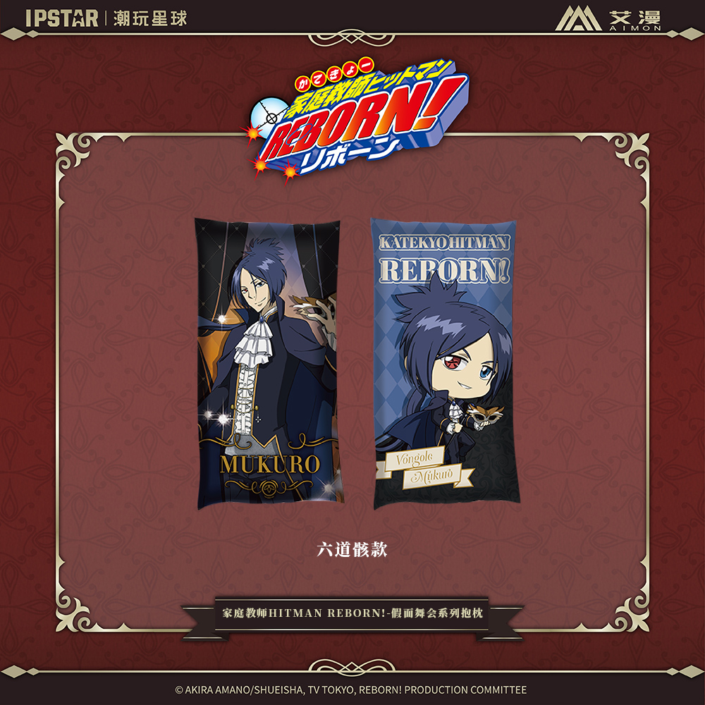 艾漫正版余量通贩家庭教师HITMAN REBORN! 假面舞会抱枕【现货】 - 图3