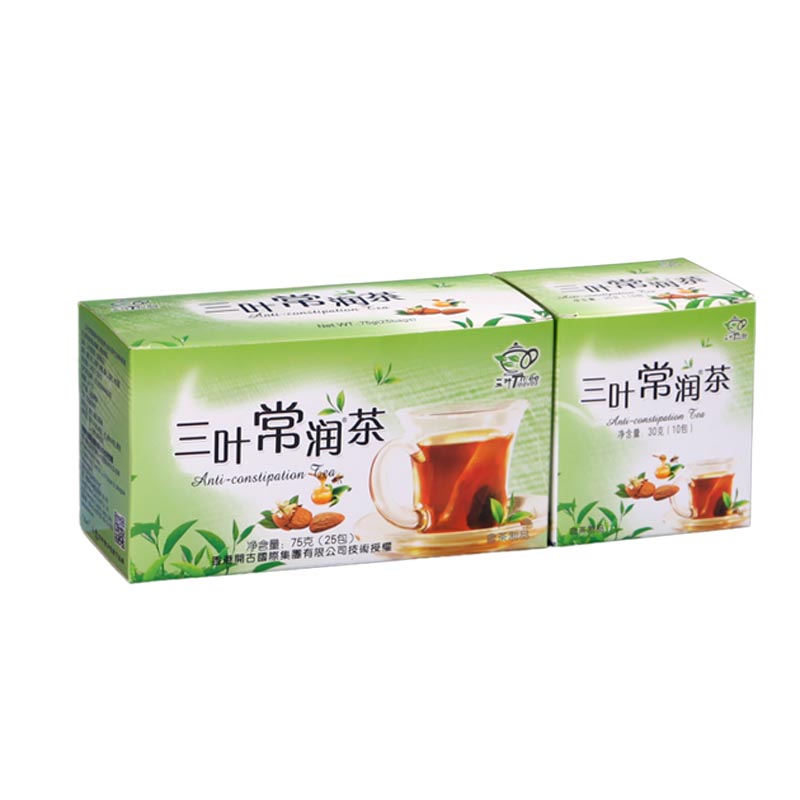 三叶常润茶正品健康茶买2送1同款新肠清茶樱花茶肠润茶吸油润通茶 - 图3