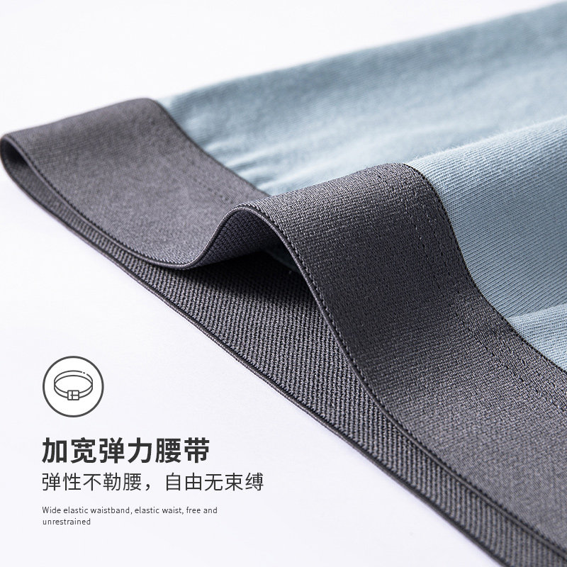 【日系插画】男士四角裤衩纯棉短裤 夫尼保罗男平角内裤