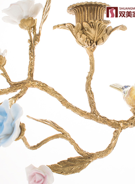 双美家居客厅欧式风浪漫陶瓷摆件