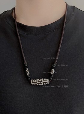 民族风玛瑙天珠项链手链