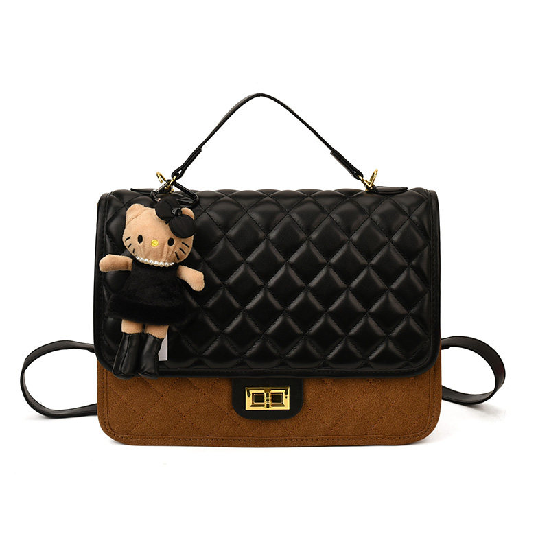 左杏2025新款时尚菱格链条磨砂皮小香风双肩包女大容量旅行背包,淘宝优惠券,粉丝福利购,淘宝优惠卷