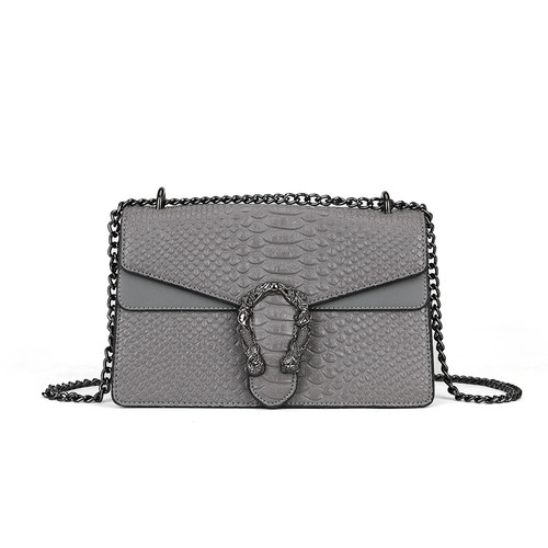 左嫂家 腋下包包2026新款时尚链条斜挎包鳄鱼纹百搭单肩酒神女包 - 图3