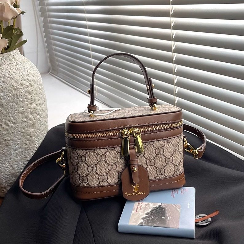 高级感小方包女2025新款时尚百搭手提盒子包小众轻奢包包水桶包,淘宝优惠券,粉丝福利购,淘宝优惠卷