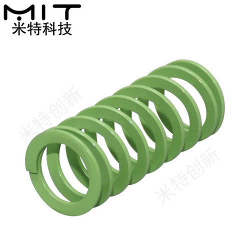 SWY绿色矩形螺旋弹簧伸缩模具弹簧耐热弹簧重载负荷耐高温防震 - 图2
