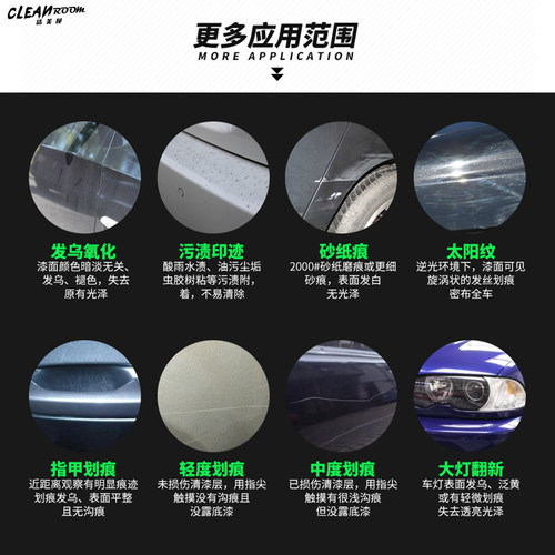 CLEANROOM洁美屋车漆研磨抛光系列汽车研磨抛光祛除划痕粗蜡细蜡 - 图3