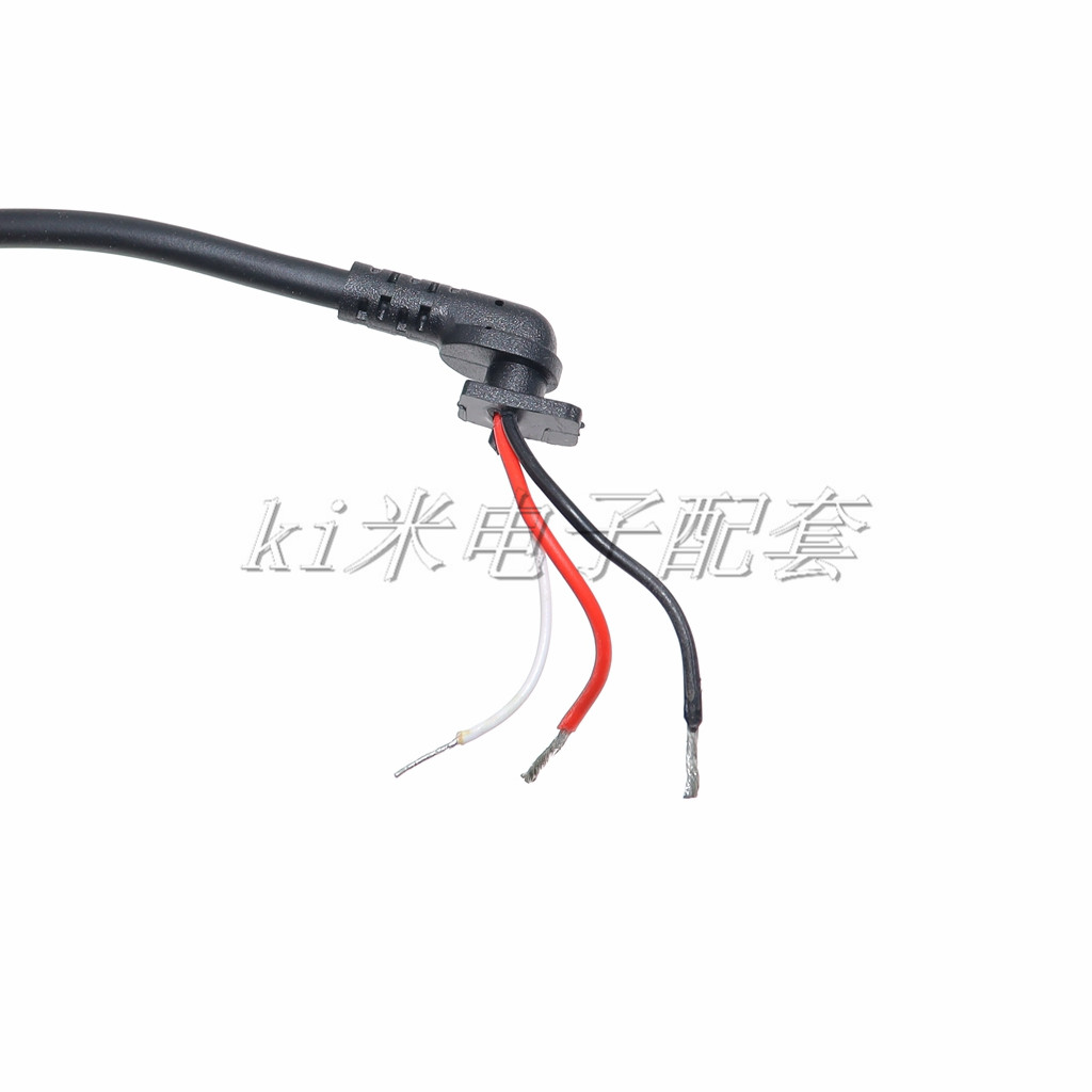 DC 4.5mm*3.0mm 带LED灯带针圆口戴尔Dell笔记本电源维修线1.8米 - 图1