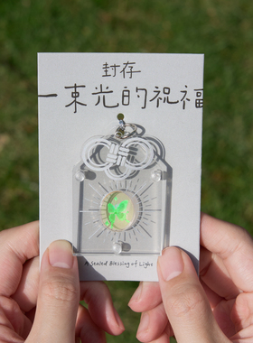 蝴蝶裸眼3D全息照片小众高级创意手工礼物迷你摆件生日送男友女友