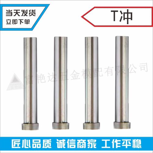 0.8-22精密模具配件SKD11冲针冲头 T冲 HD型冲头 1/1.5 - 图2