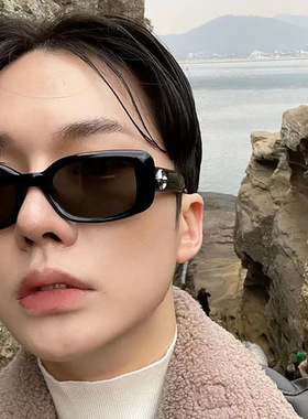 配近视墨镜UV400防紫外线长方形