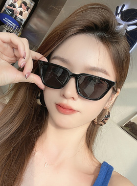 jennie同款欧美猫眼女遮阳太阳镜