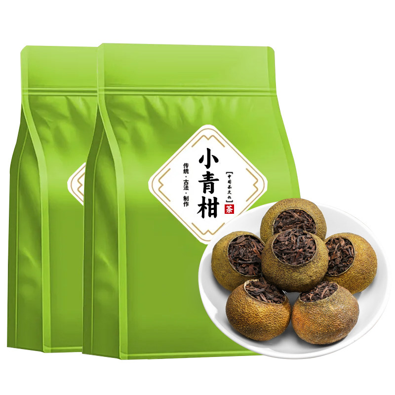 小青柑普洱茶正宗新会陈皮青柑普洱熟茶柑普橘普茶叶袋装500g,淘宝优惠券,粉丝福利购,淘宝优惠卷