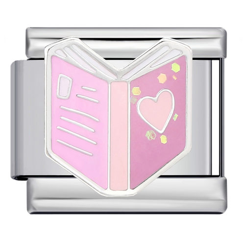 粉色系意大利模块手链不锈钢滴油卡通DIY自由拼接表带闺蜜礼物 - 图3