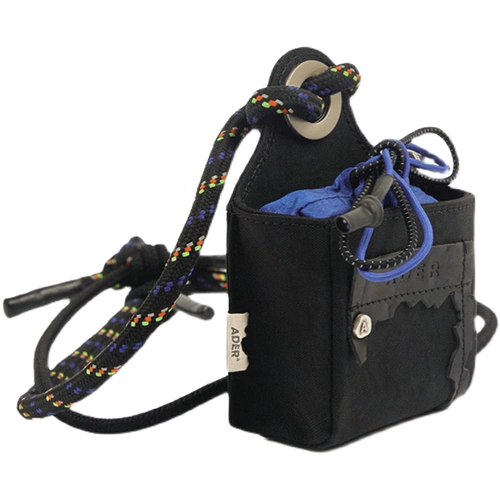 Маленькая японская сумка на одно плечо подходит для мужчин и женщин, ключница, кошелек, наушники, сумка для техники